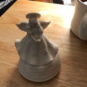 Graceful White Angel Figurine